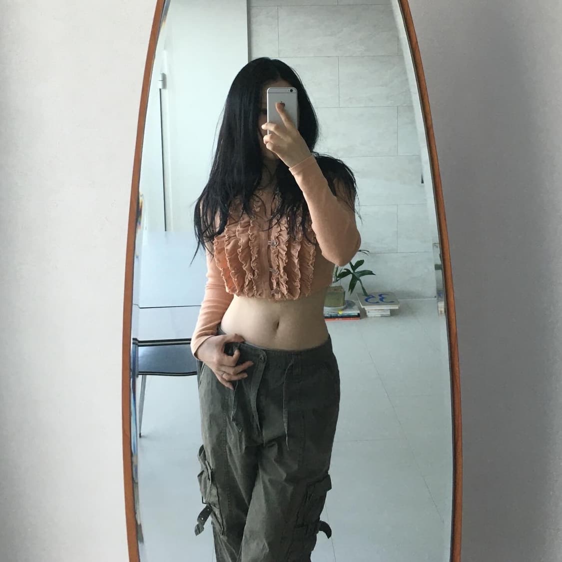 ruffle crop knit cardigan 상품이미지3