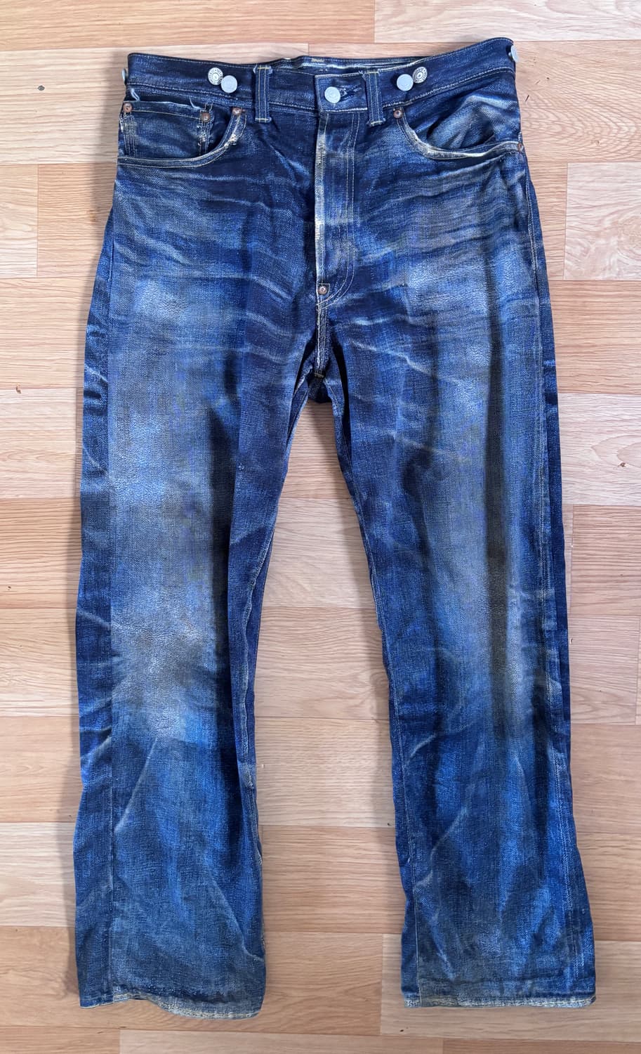 준야와타나베 베르베르진 프린팅 데님 S사이즈 상품이미지2