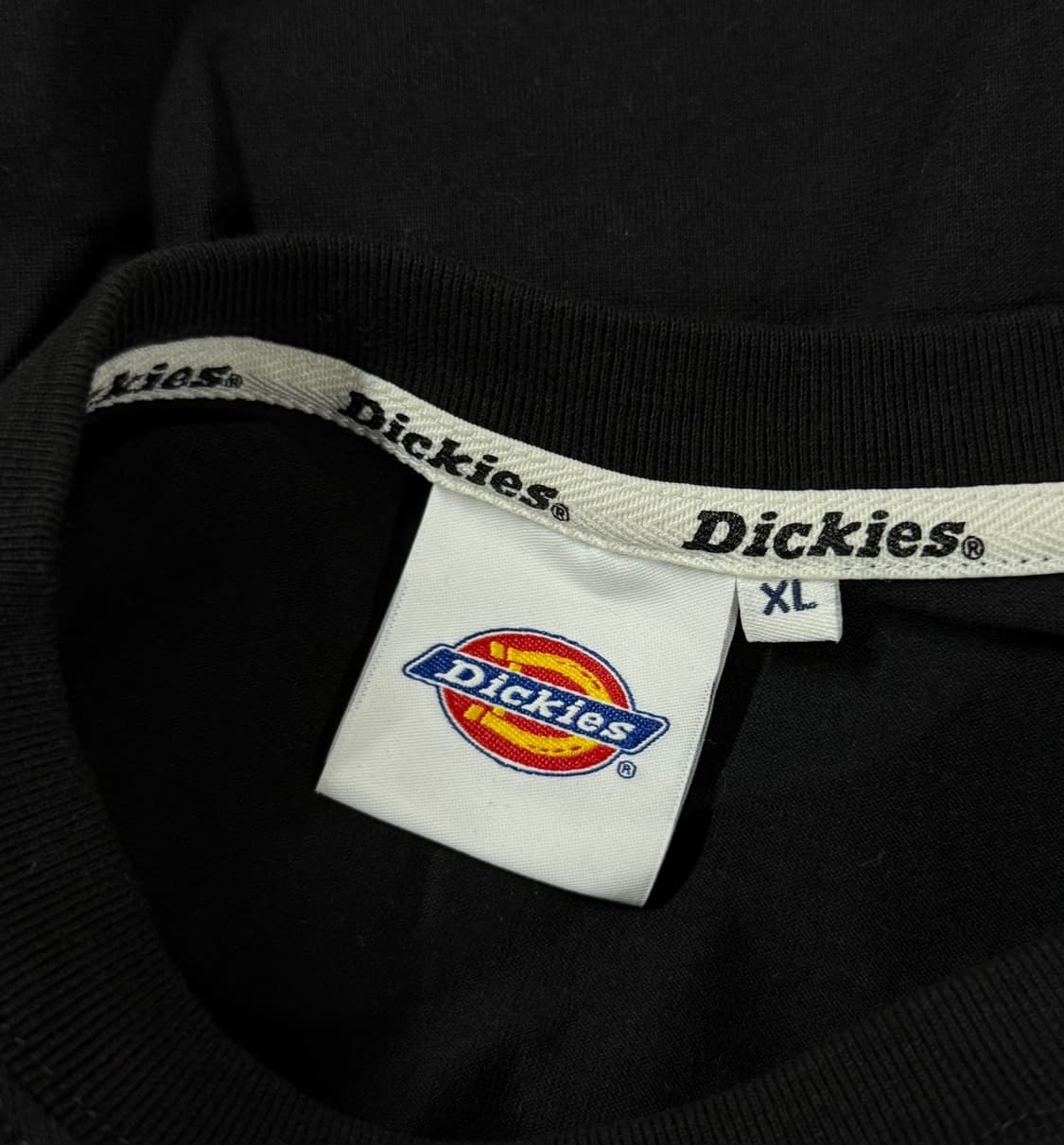 [XL/미사용] 디키즈 빅로고 코튼 블랙 반팔 티셔츠 상품이미지5