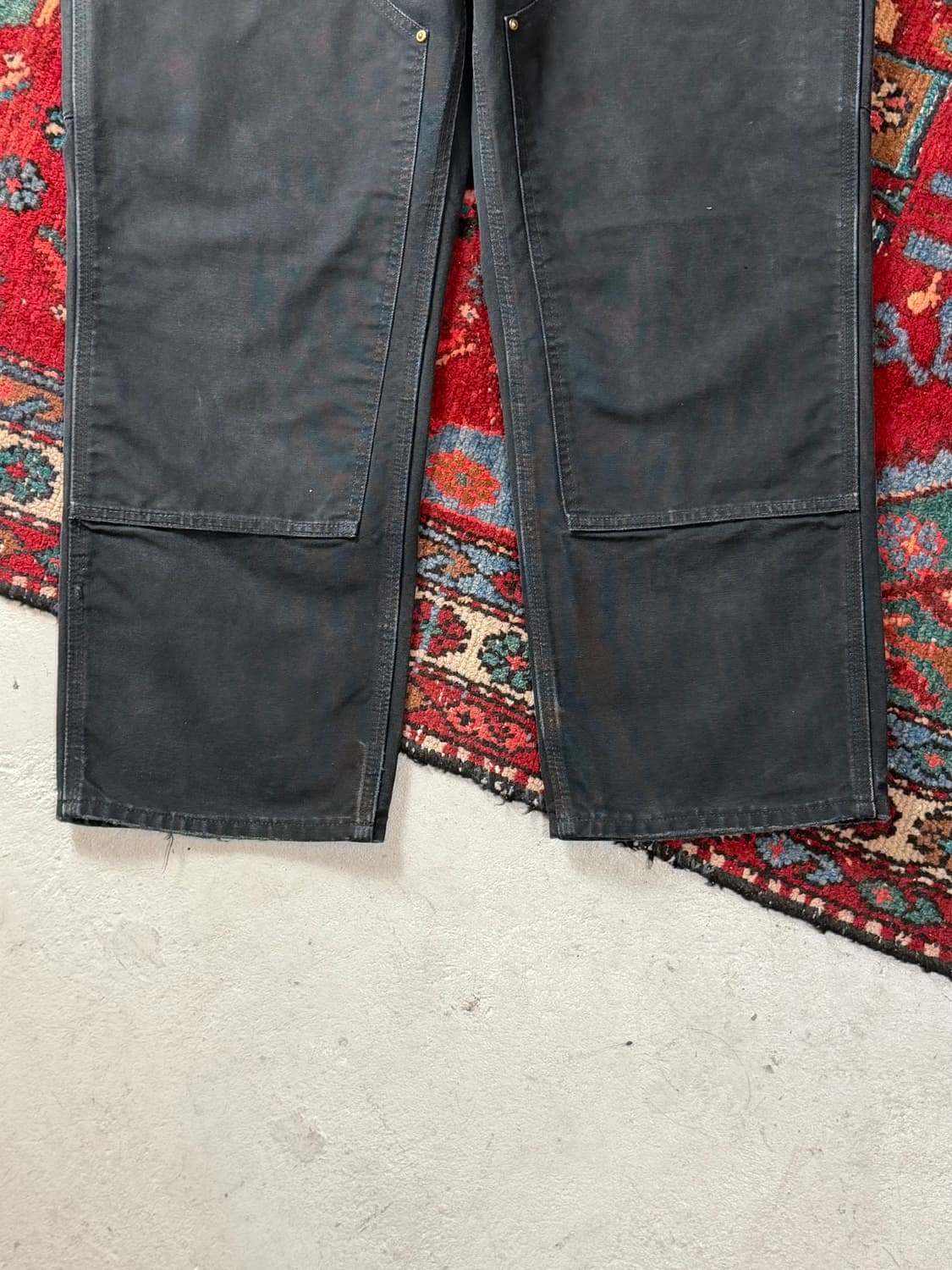 OG USA Made 칼하트 B01 더블니 블랙 칼하트 썩블니 카펜터 상품이미지7