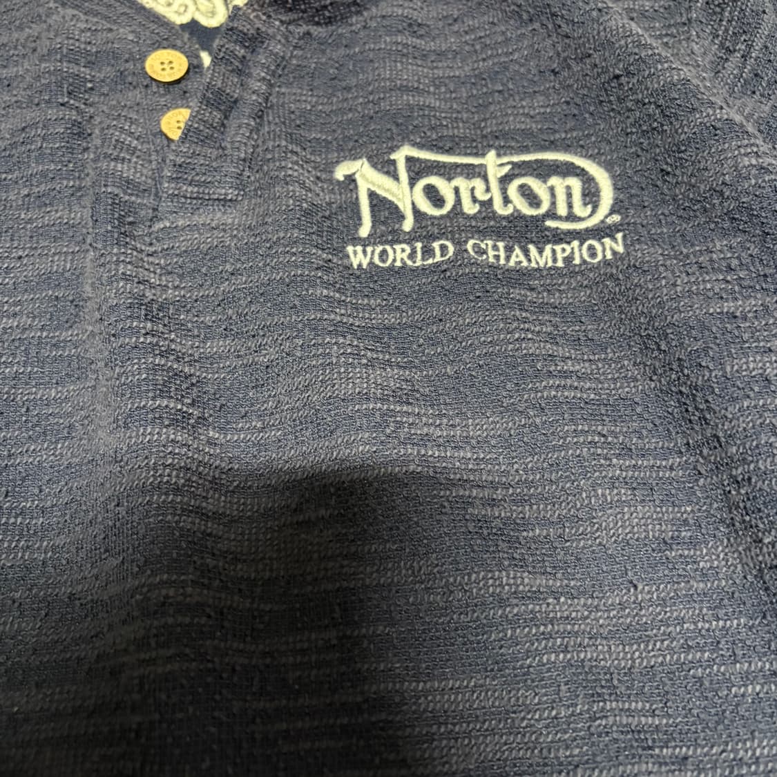 norton 빈티지 헨리넥 롱슬리브 니트 m 상품이미지6