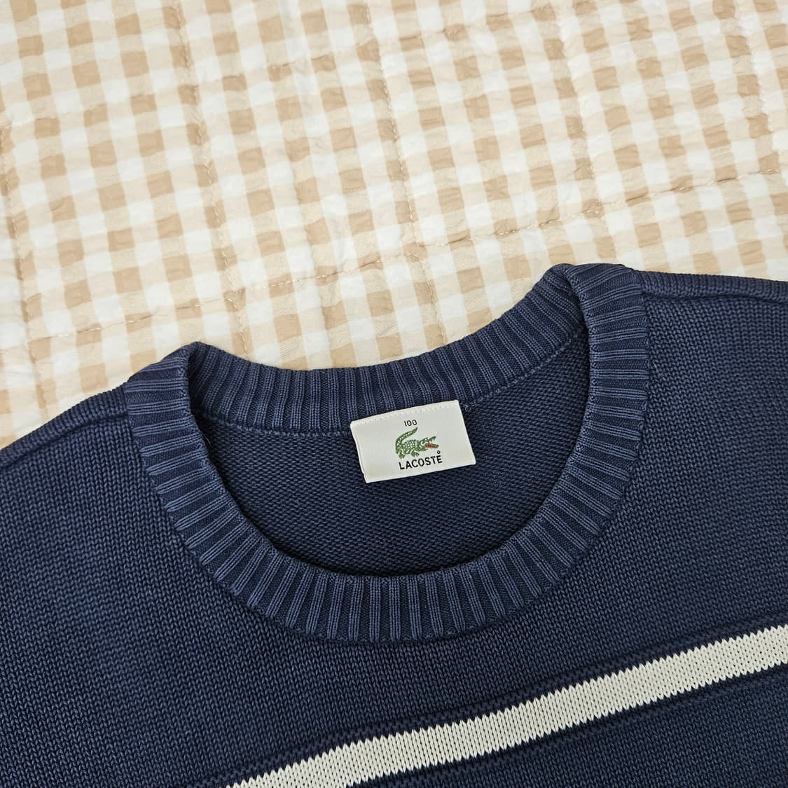 라코스테 긴소매 면니트 남자100~105 상품이미지2