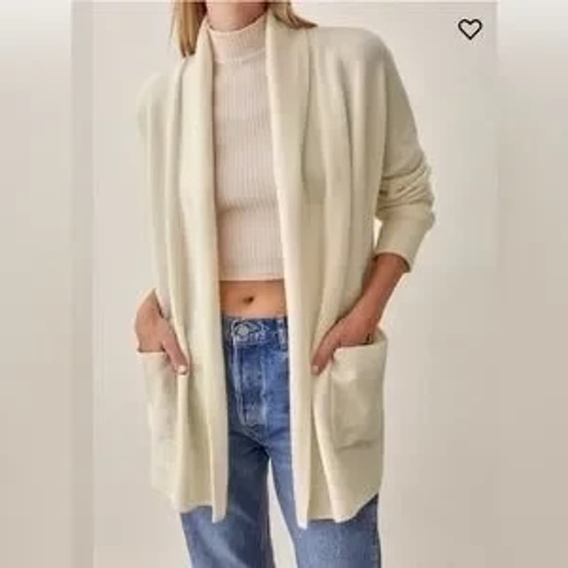 새상품 리포메이션(reformation) 엘레오노라 울 가디건 S 상품이미지2