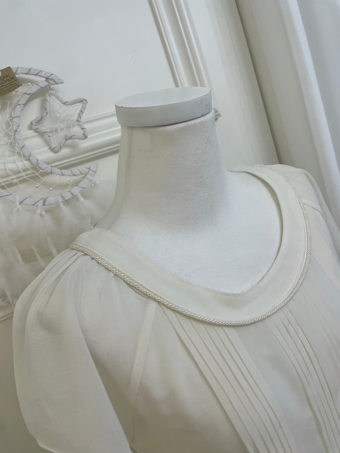 ivory pleats reglan chiffon blouse 상품이미지7