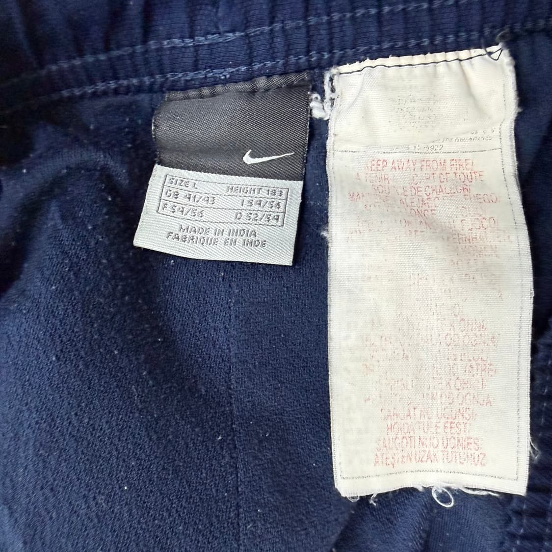 L 나이키 올드스쿨 맨유 트레이닝 팬츠 0316T 상품이미지3