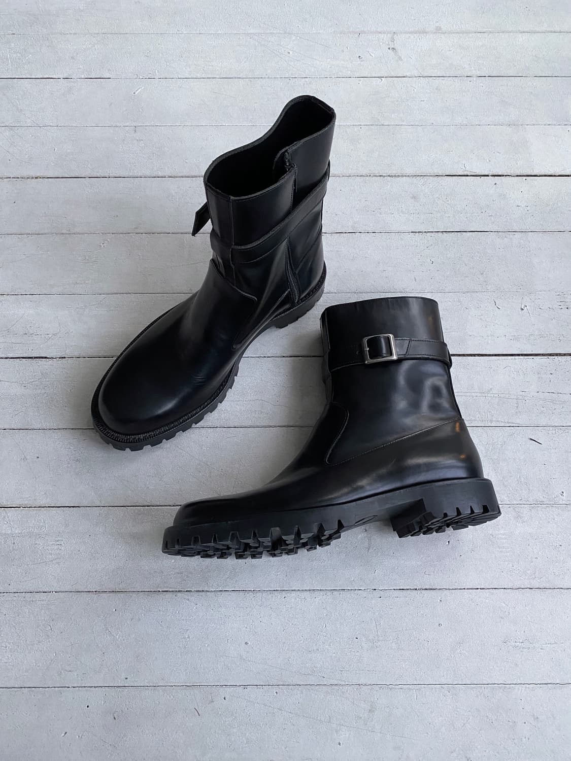 [Comme des garcos tricot] 버클 첼시 부츠 상품이미지4