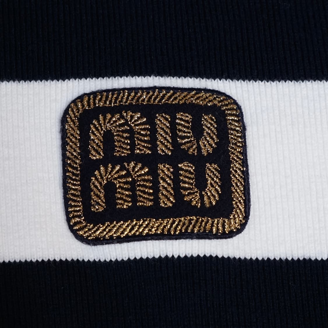 미우미우 코튼 저지 폴로 셔츠 상품이미지8