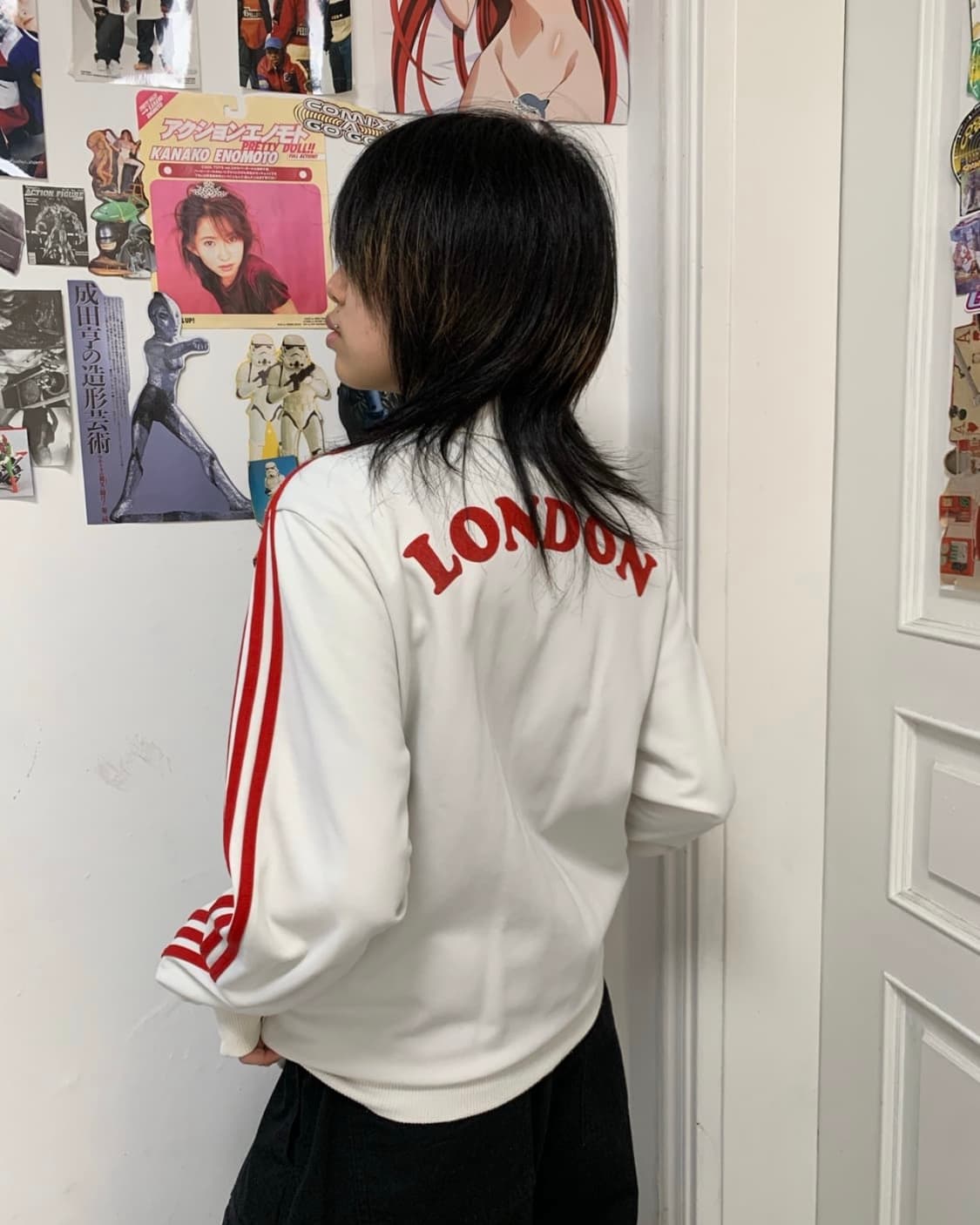 아디다스 런던 화이트 레드 트랙자켓 상품이미지6