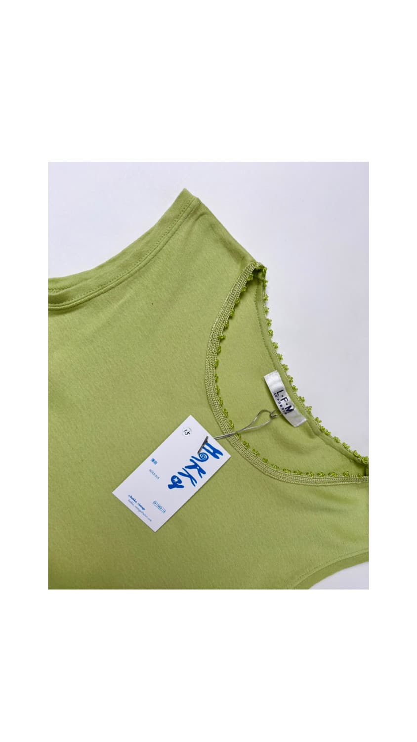 Lime Bead-Trimmed Sleeveless 상품이미지5