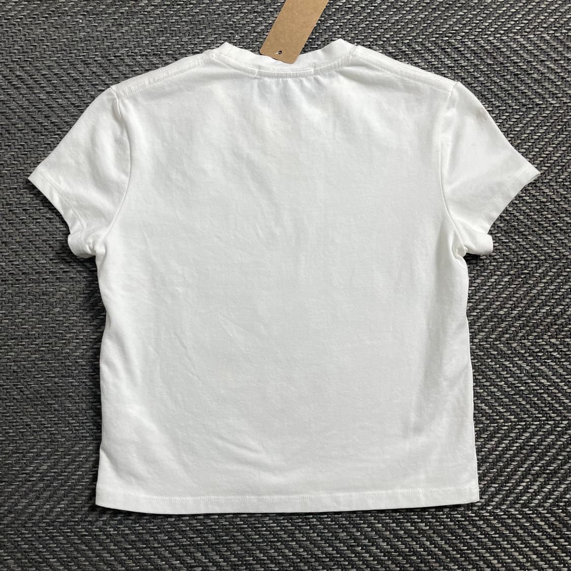 마르디 메크르디 플로럴 로고 크롭 반팔 티셔츠o 4435 상품이미지4