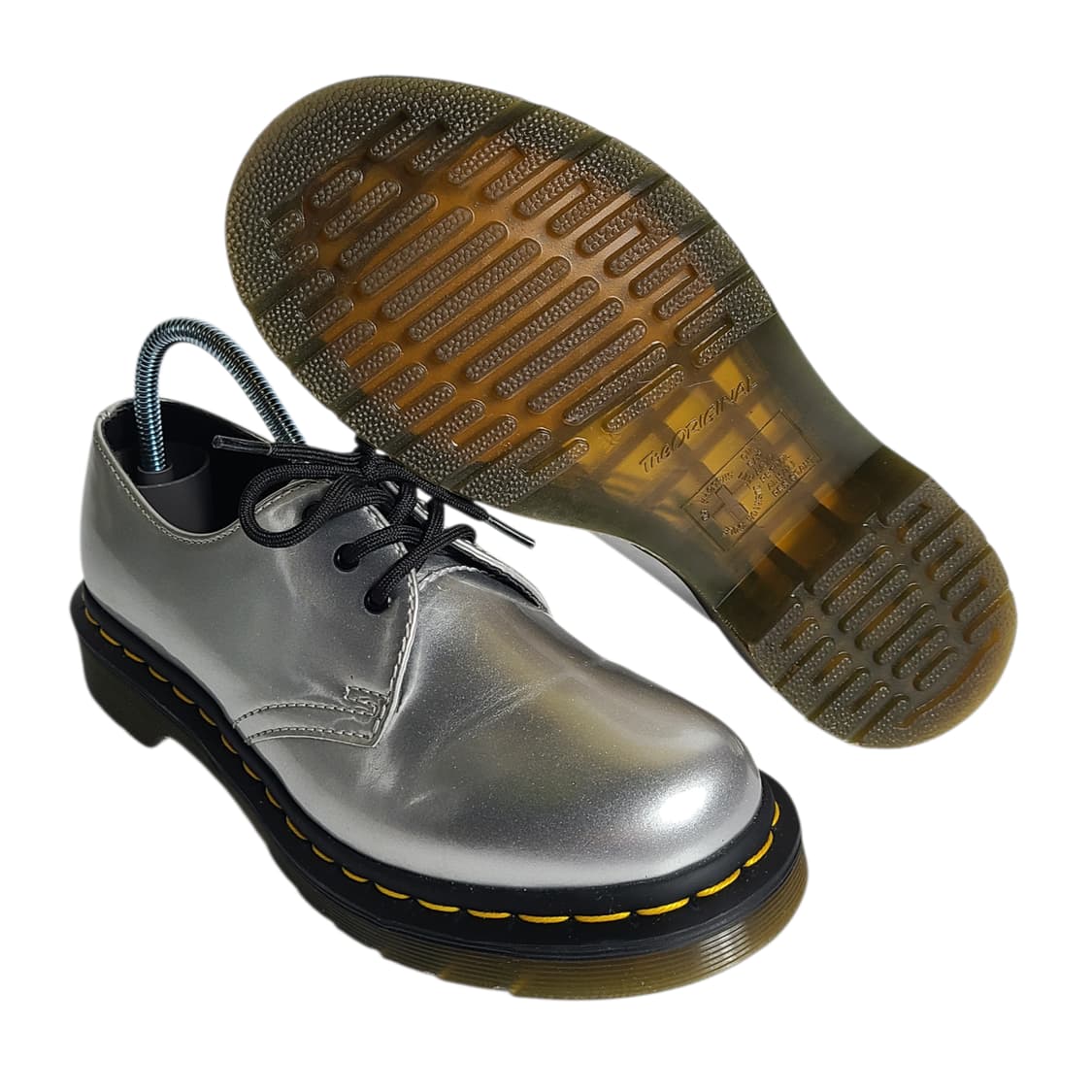 230-235) Dr.martens 닥터마틴 1461 3홀 메탈릭 실버 상품이미지2