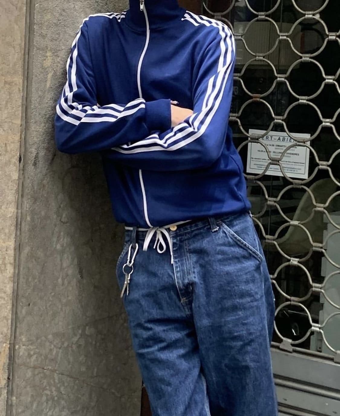 아디다스 레트로 네이비 트랙탑 105 상품이미지1