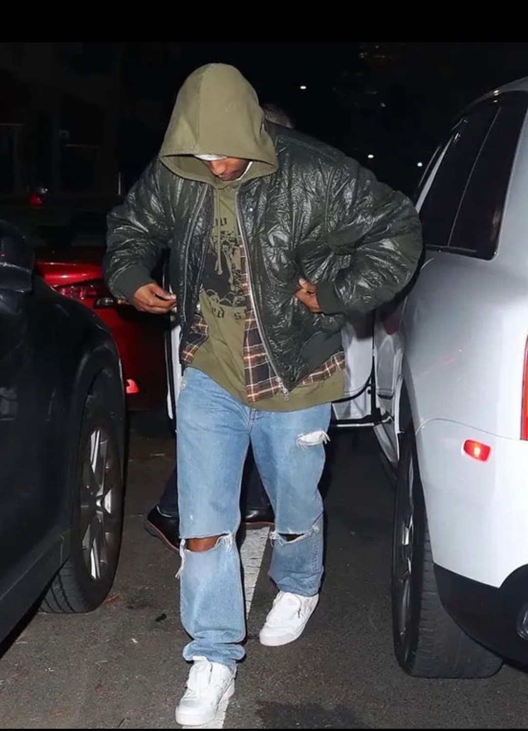 Dries Van Noten 크링클 봄버 L 상품이미지3