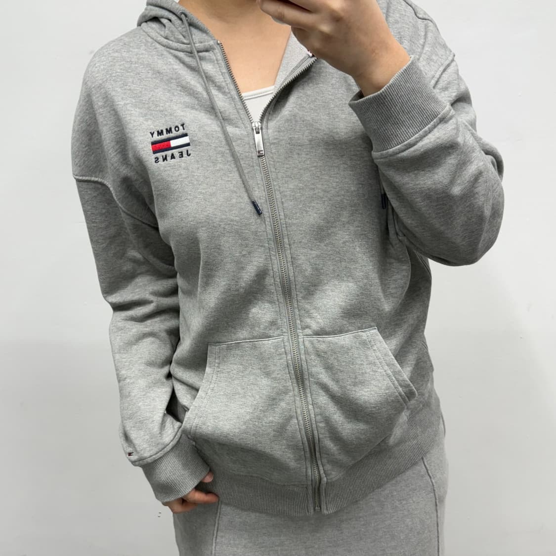 [M] 타미진스 그레이 후드집업 상품이미지1