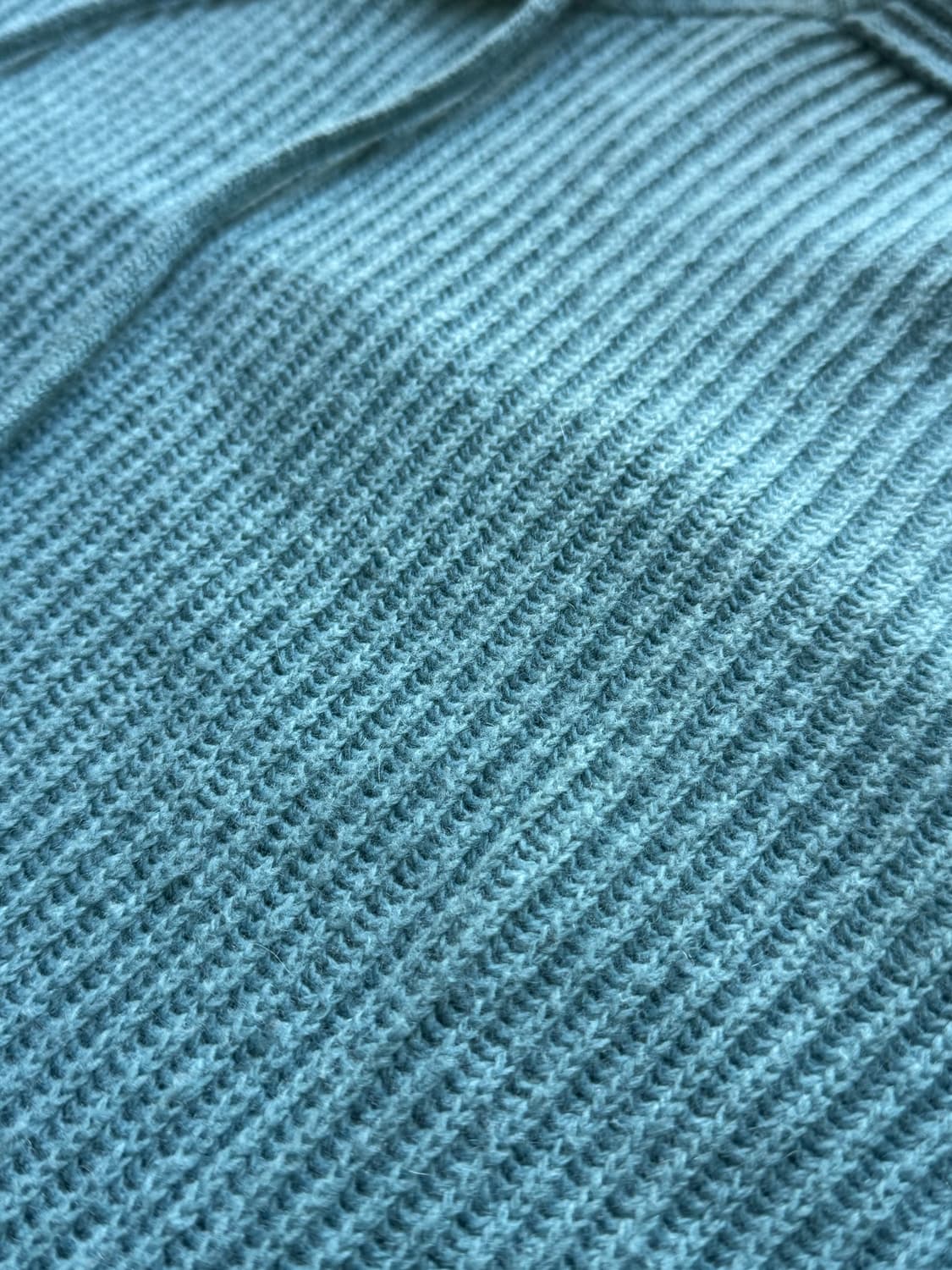 월스와일무즈먼츠 니트 후드 스카이블루 2사이즈 상품이미지2