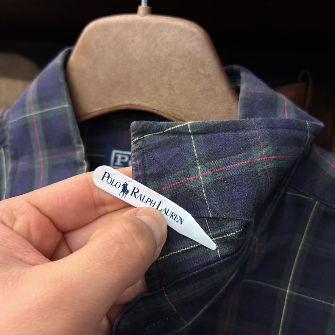 90s 폴로 랄프로렌 리젠트 클래식핏 윈도우페인 체크셔츠  N1104 상품이미지7