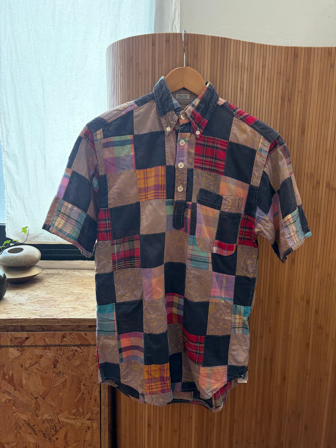 INDIA COTTON PATCH SHIRT 상품이미지1