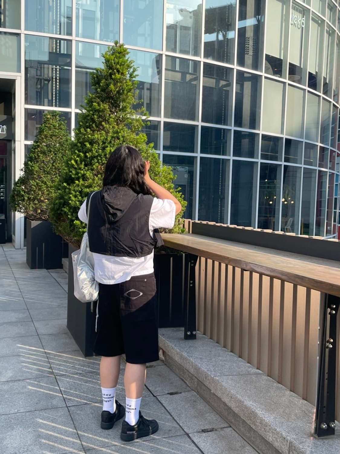 미스치프 버뮤다 팬츠 블랙 상품이미지7