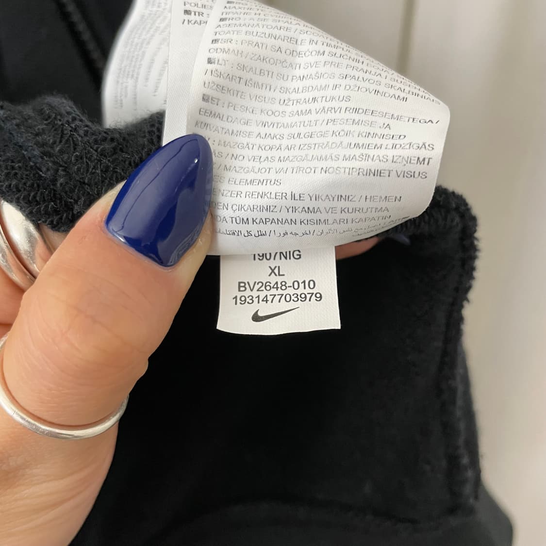 나이키 블랙 후드집업 상품이미지8