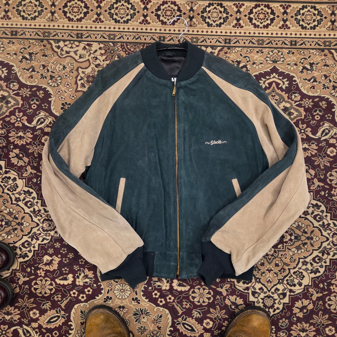 schott 스웨이드 자켓 레더 자켓 42 사이즈 상품이미지1