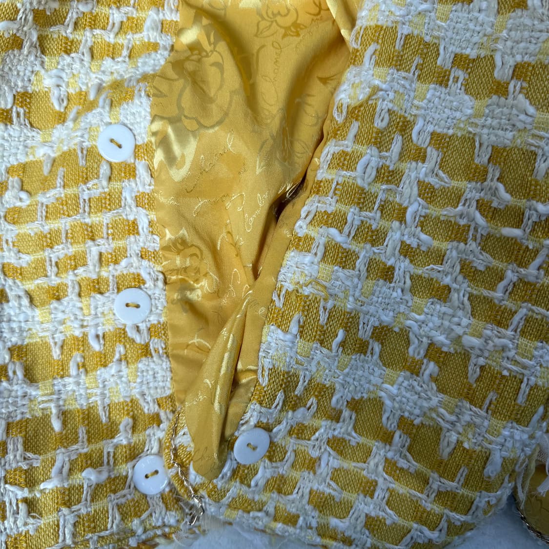 38 고급 트위드 반팔 자켓 0305T 상품이미지3