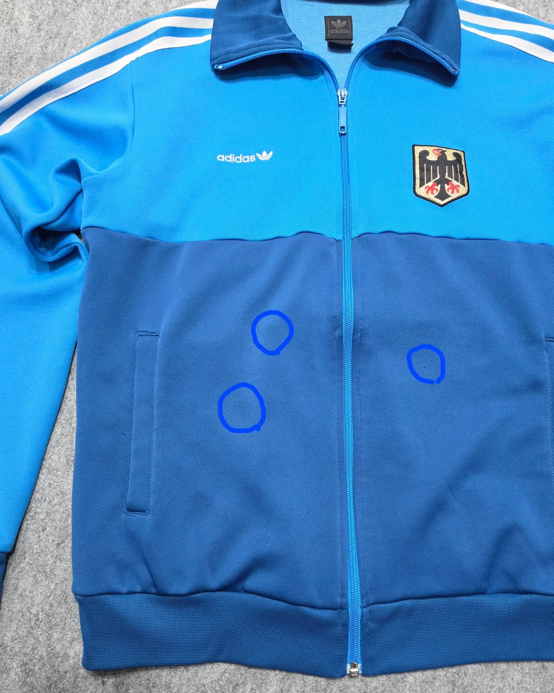 아디다스 레트로 올드스쿨 독일 국대 트랙탑 져지 110 상품이미지4