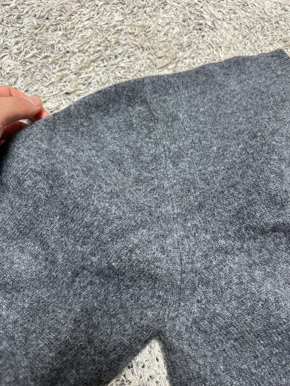 아더에러 시그니피컨트 TRS 태그 니트 차콜 상품이미지6