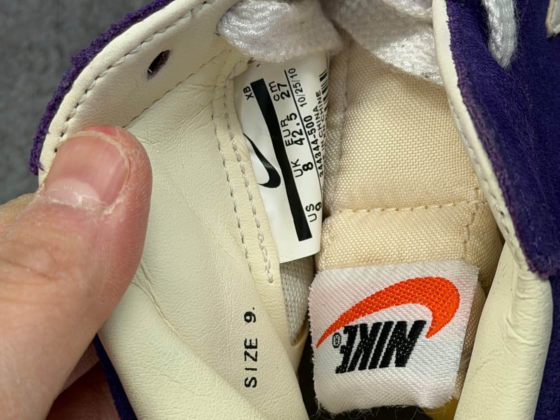 나이키 블레이져 하이탑 미드 퍼플 보라색 270 상품이미지4