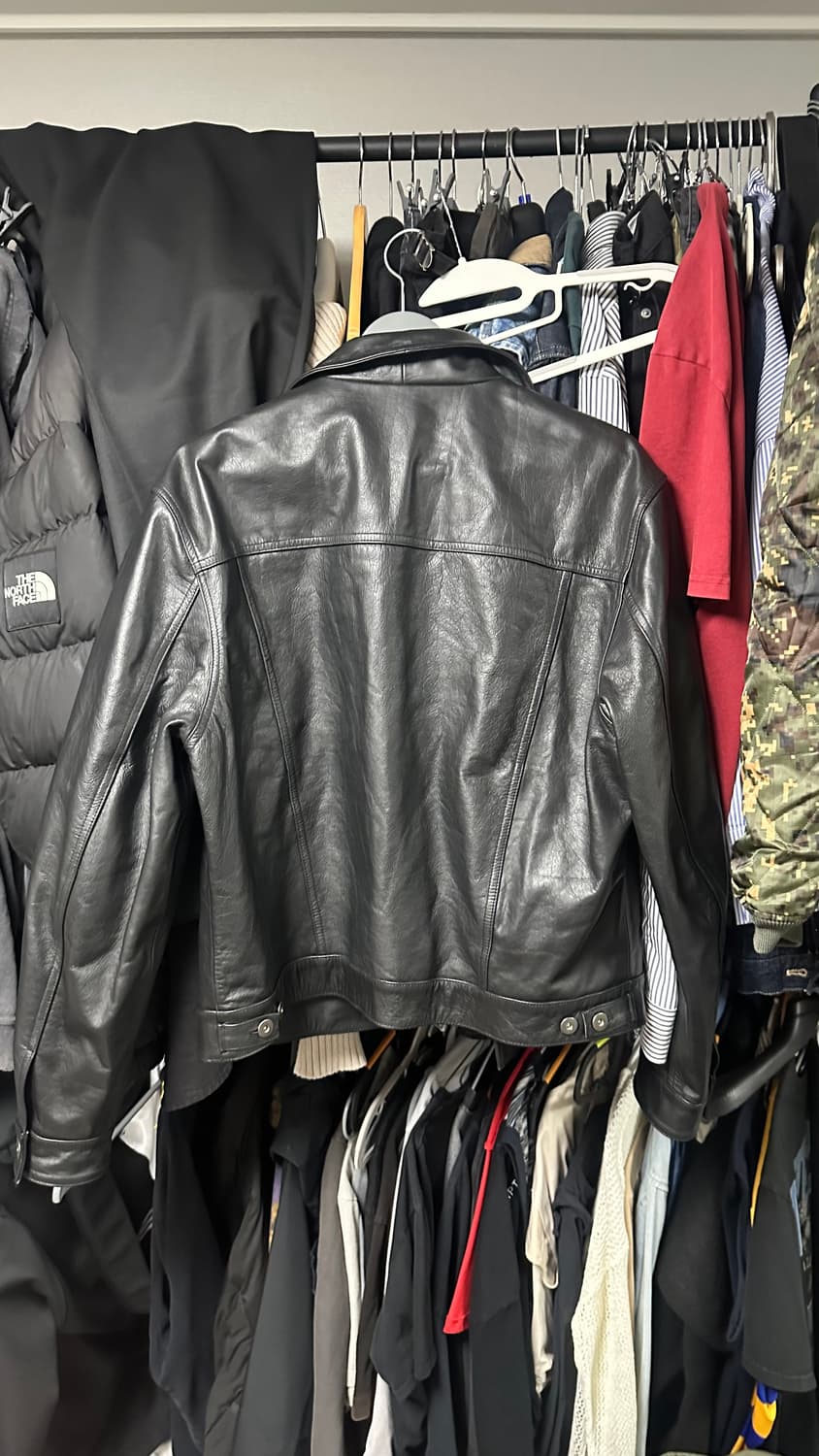 Tonywack 토니웩 블랙 레더 자켓 L 상품이미지7