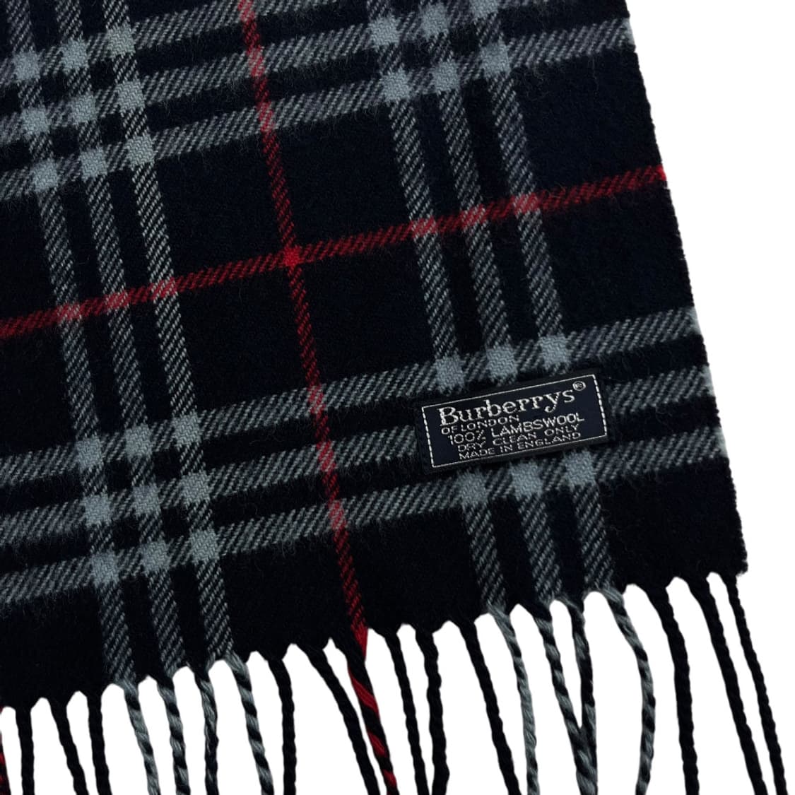버버리 네이비 노바체크 램스울 머플러 상품이미지5