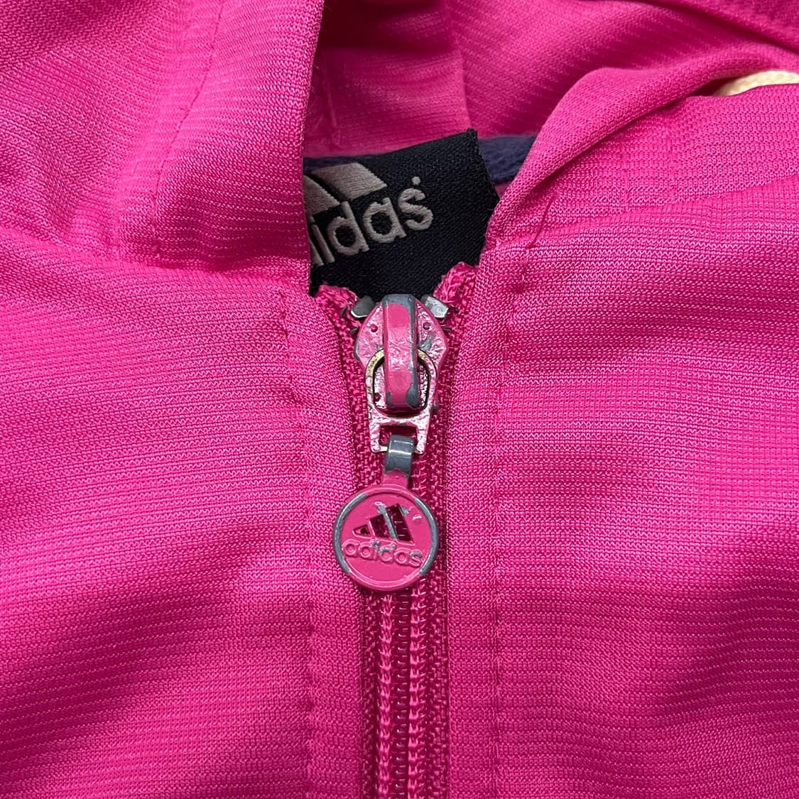 아디다스 핑크 레몬 후드집업 후플 플락 져지 90 상품이미지7