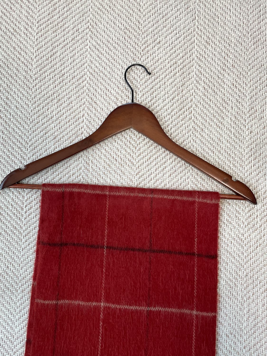 빈티지 클래식 체크 프린지 머플러 J03852 상품이미지3