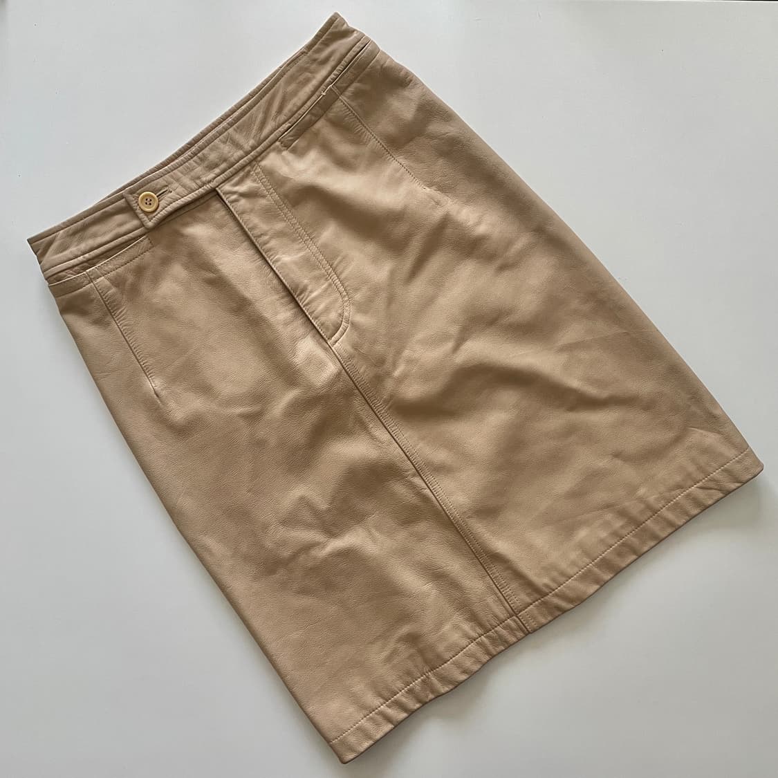 Zucca Real Leather Skirt 상품이미지1