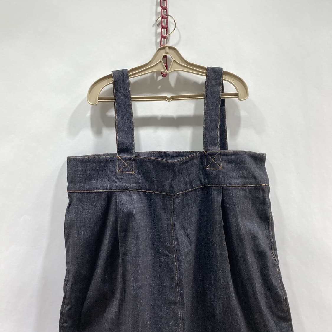 VIVACITY 여성 오버핏 데님 멜빵 점프슈트 F  상품이미지2