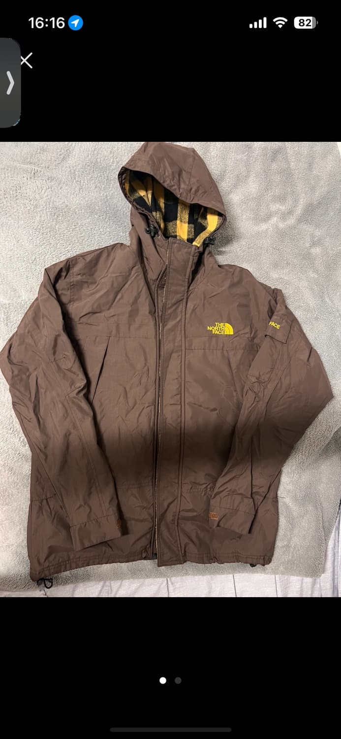 노스페이스 브라운 바람막이 m 상품이미지1