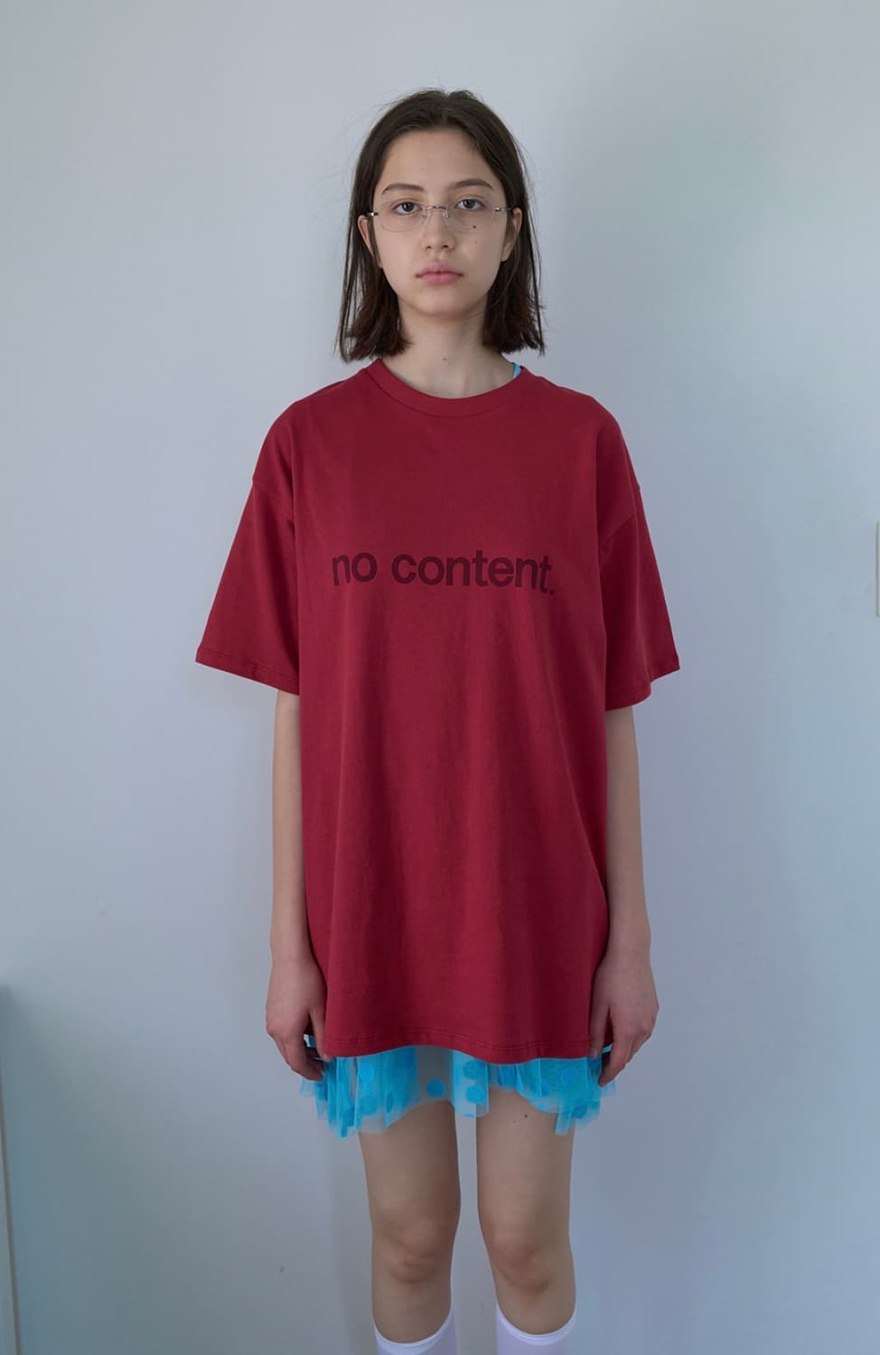 노컨텐츠 nocontent-T 레드 상품이미지2