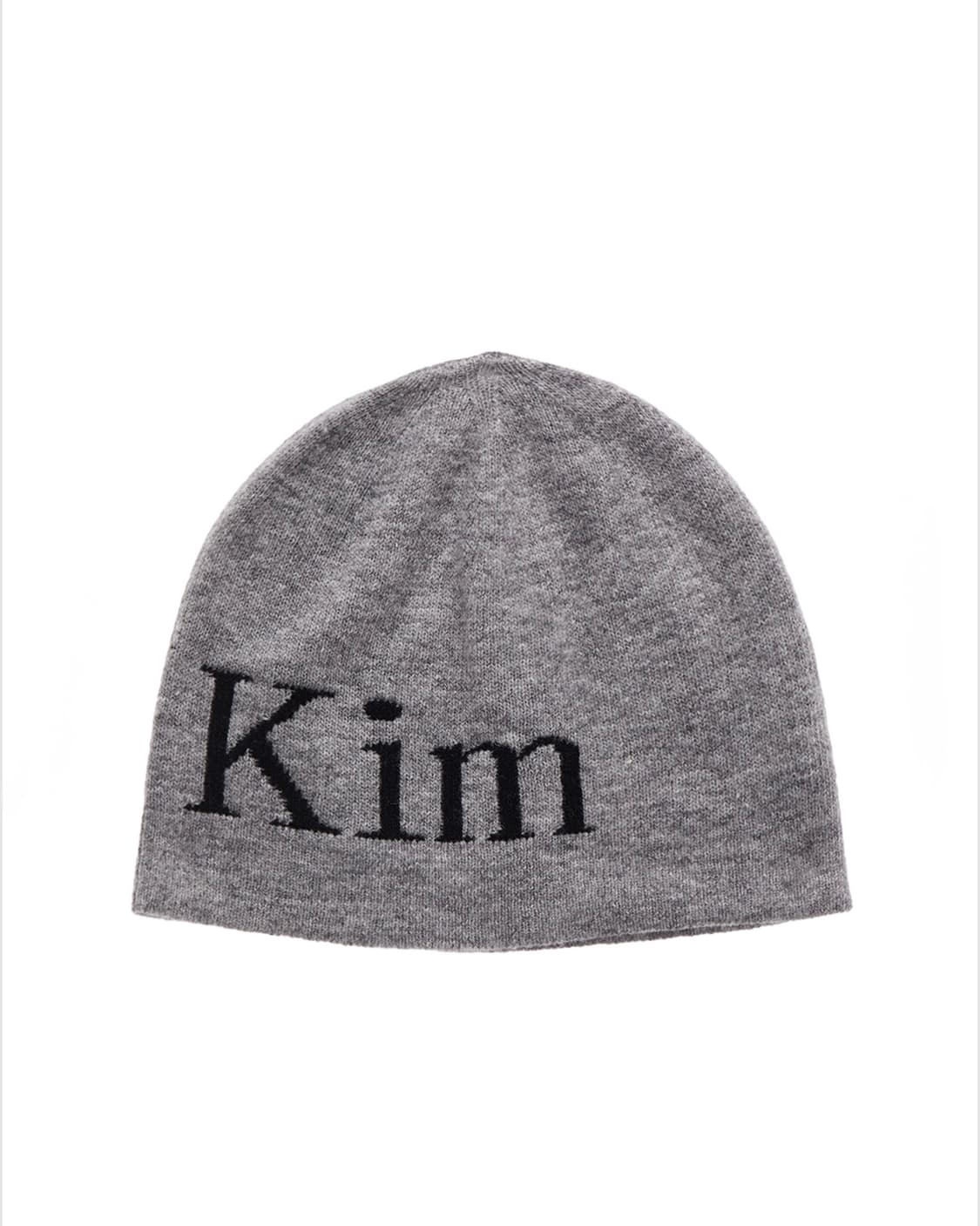 matin kim 마뗑킴 로고 자카드 숏 비니 그레이 상품이미지2