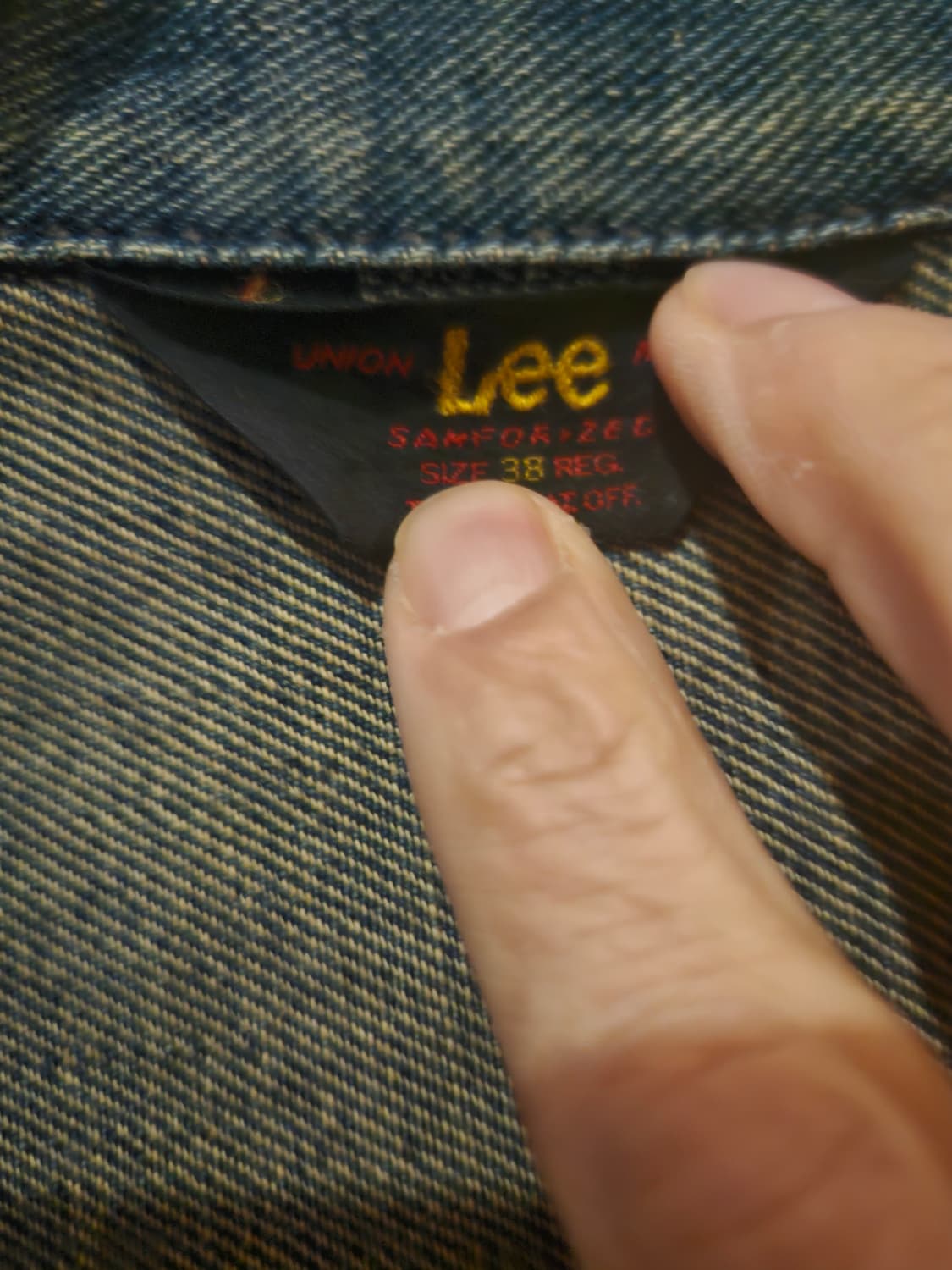 Lee 빈티지 데님자켓 상품이미지3