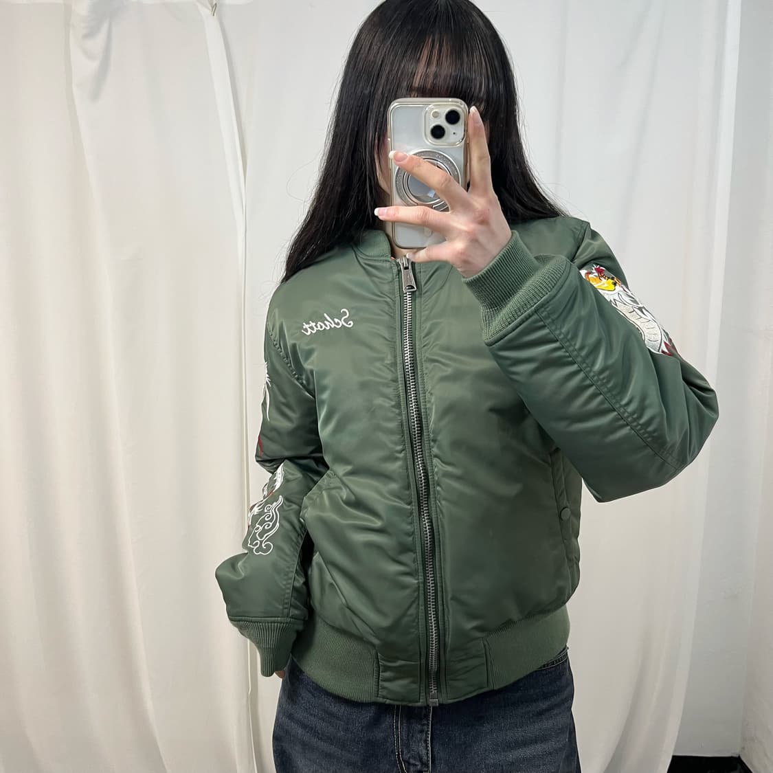 Schott × Anderson Bell MA-1 FlightJacket 상품이미지2