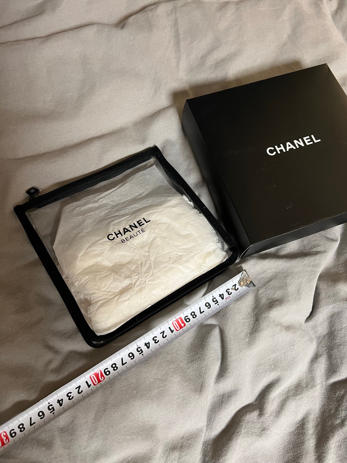 샤넬 뷰티 투명 파우치 새제품 팝니다 상품이미지4