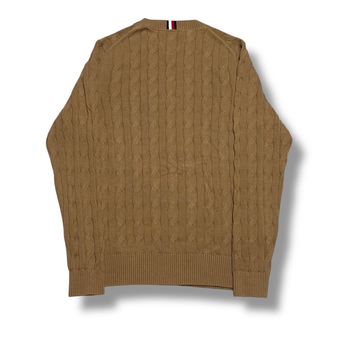 Tommy Hilfiger 베이지 케이블 크루넥 스웨터 상품이미지2