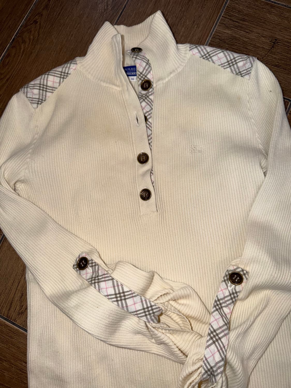 Burberry Check Pattern Knit 상품이미지9