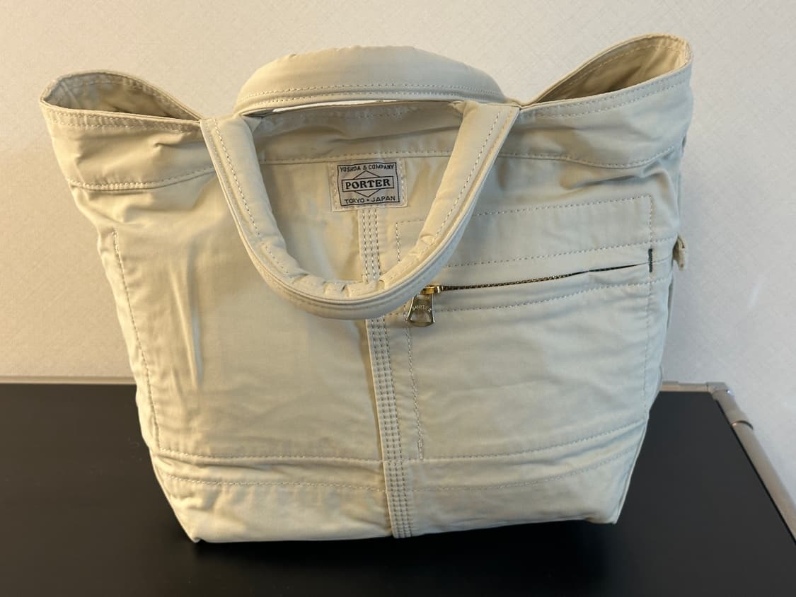 요시다포터 마일 토트백 화이트 상품이미지2