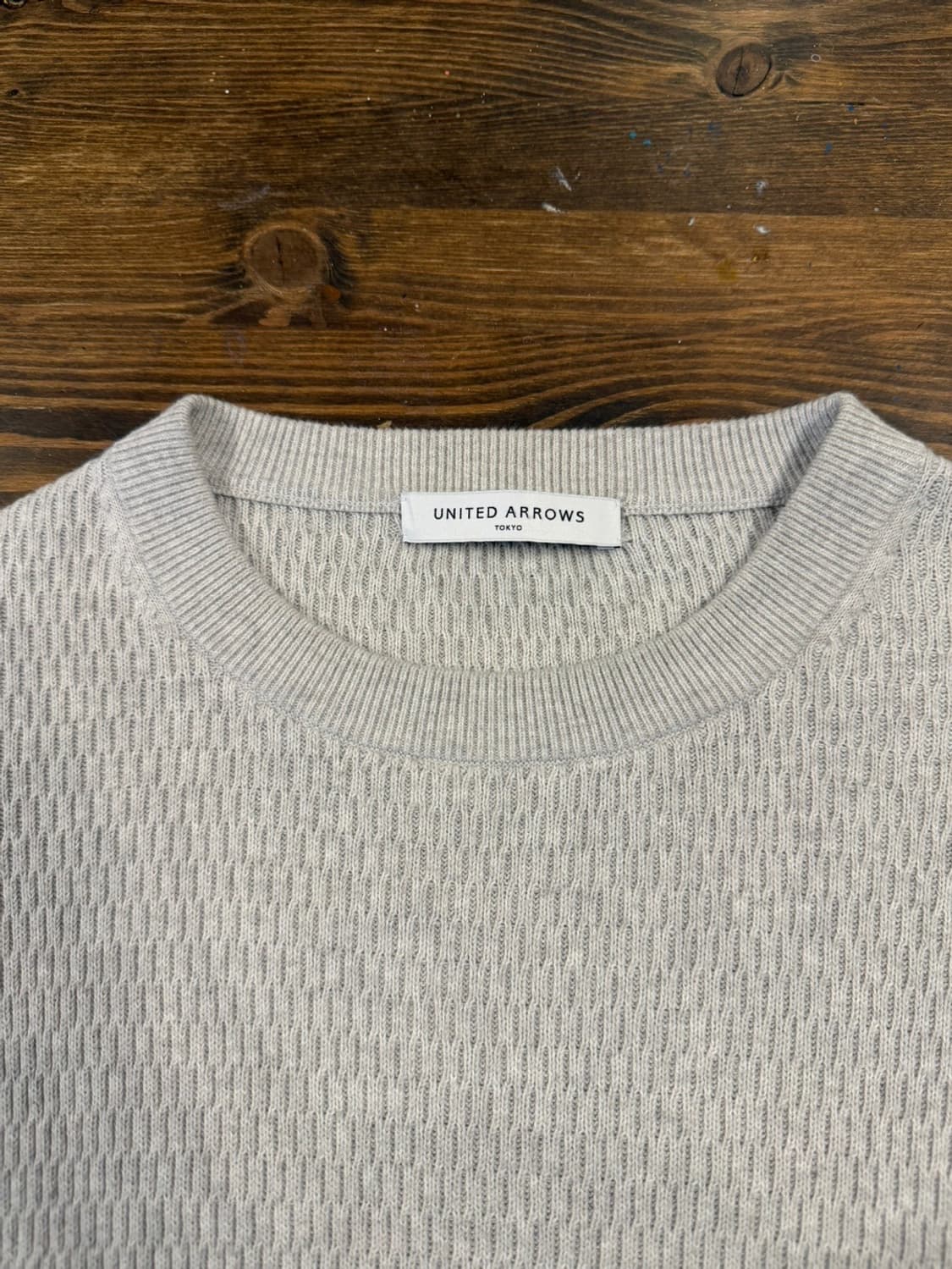 유나이티드 애로우 도쿄 크루넥 니트 100 상품이미지7