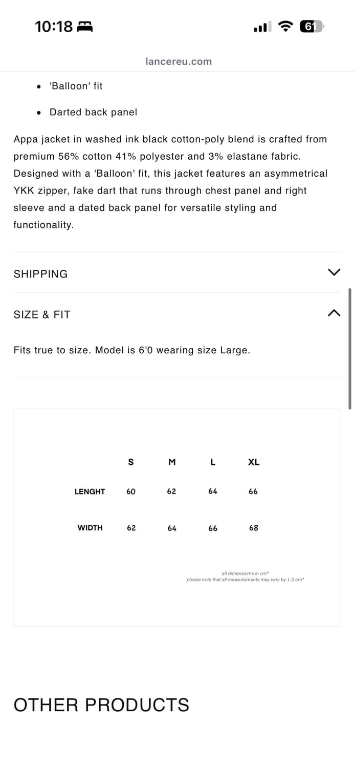 LANCER 라인 자켓 상품이미지4