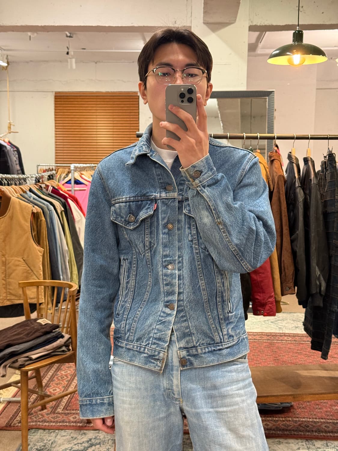 7-80s USA Levi's 71506-0217 Trucker 상품이미지2