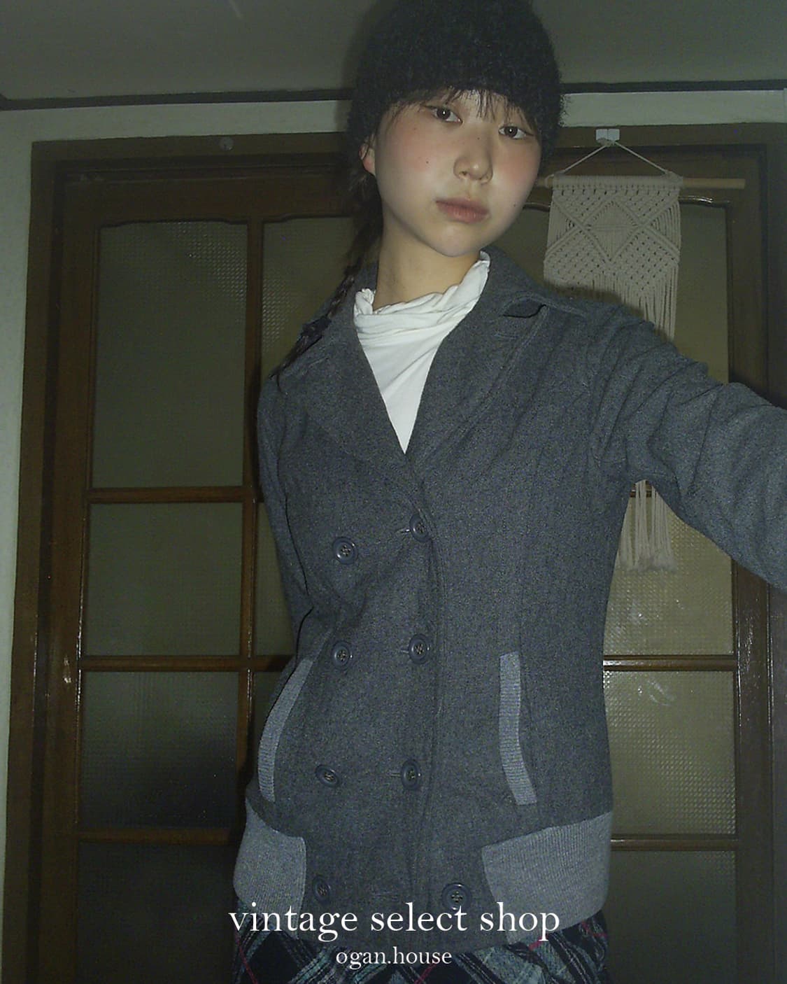 vintage scottish short peacoat 상품이미지3