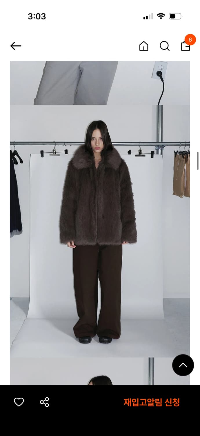 휘 hwi 포그 퍼자켓 상품이미지1