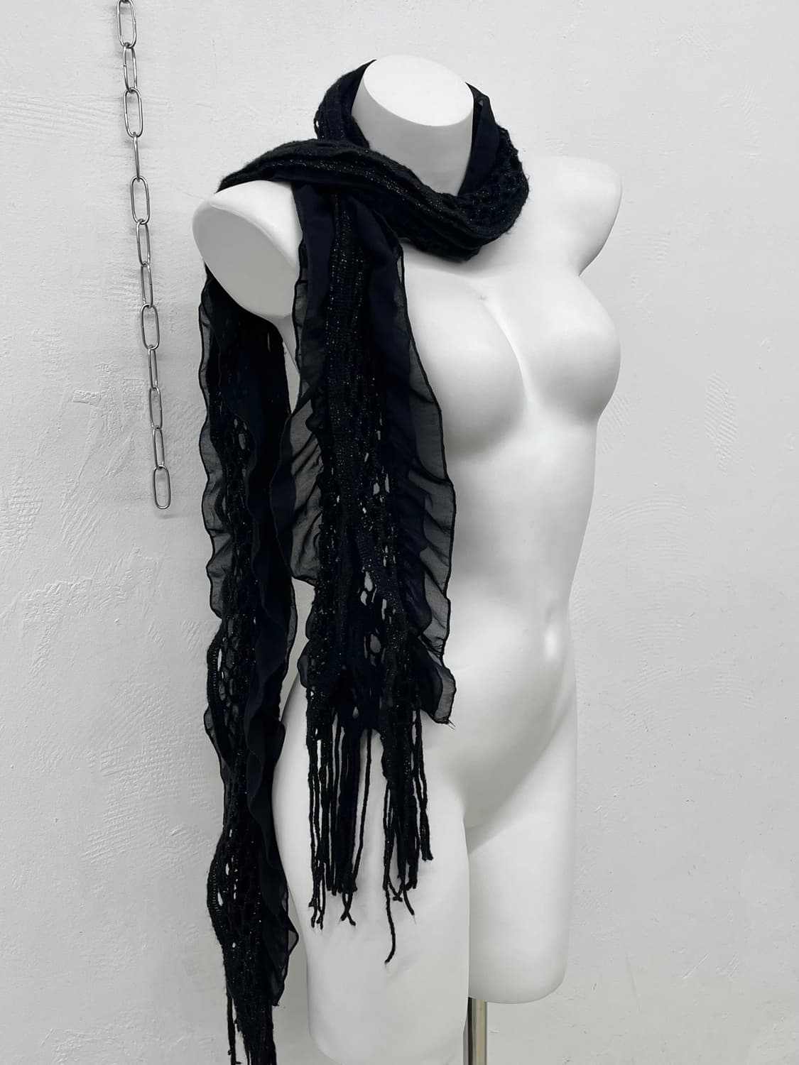 블랙페어리 프릴 수술 머플러  상품이미지2