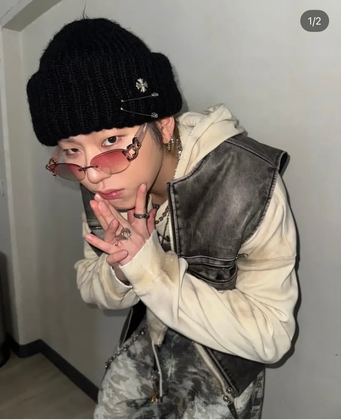 [새상품] sookim 수킴 퀼팅 베스트 free 상품이미지1